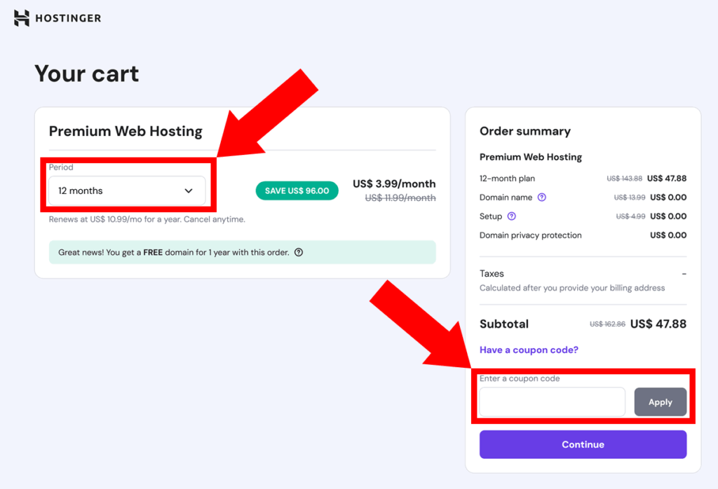 Create blog step 1: hosting