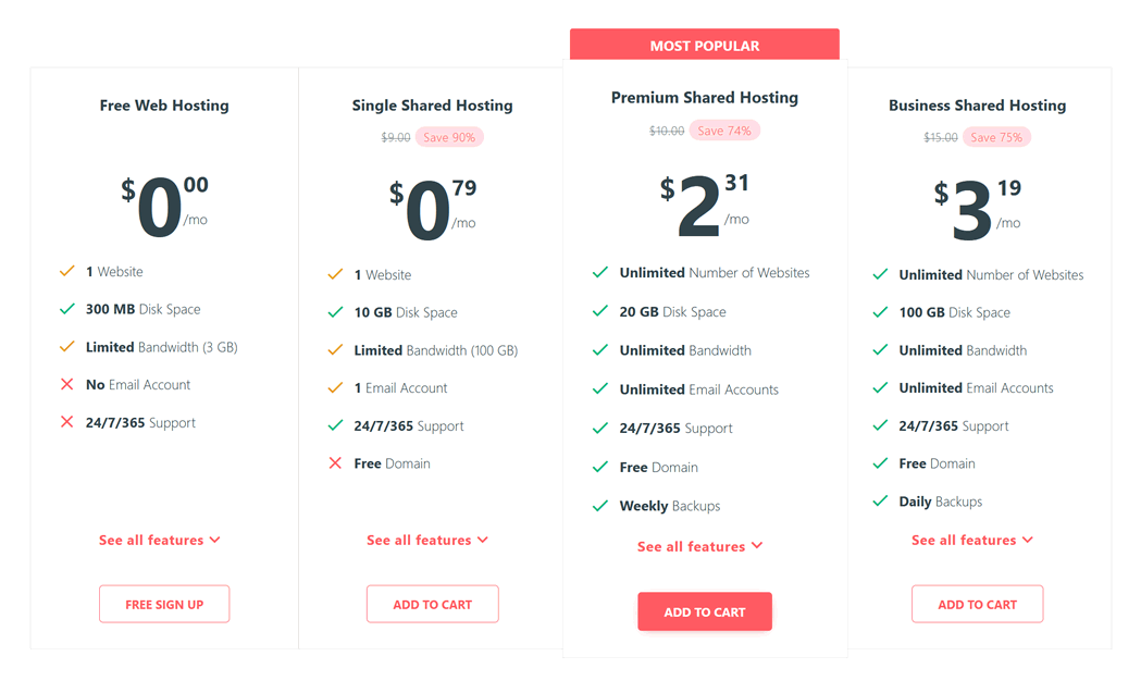 000Webhost plans