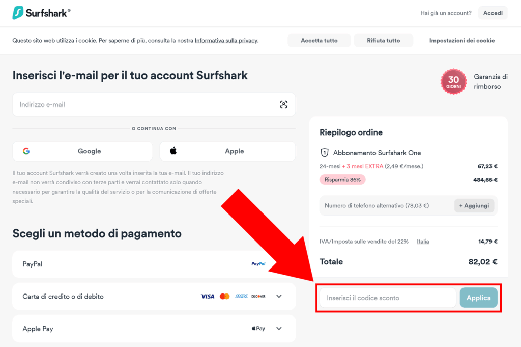 Coupon Surfshark 2025