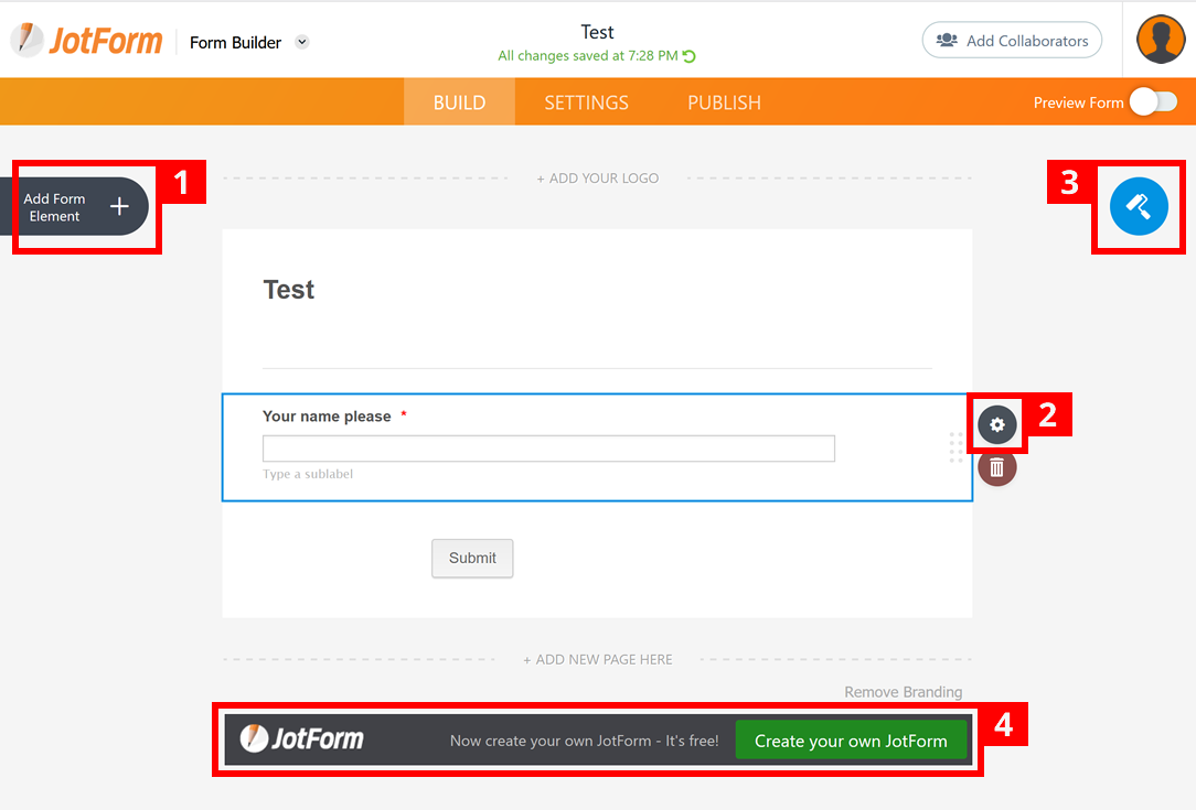 Form tracking