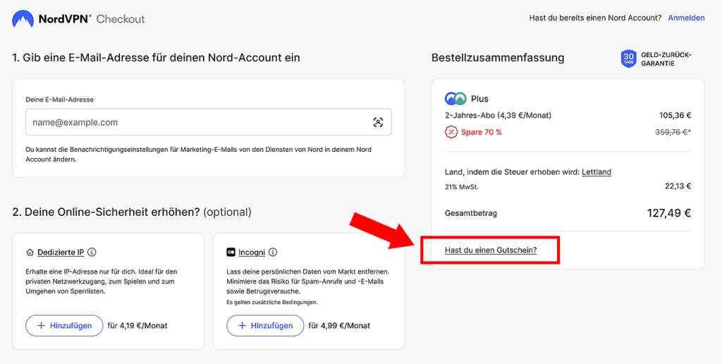 NordVPN Rabattcode