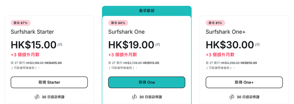 Surfshark HK 2025