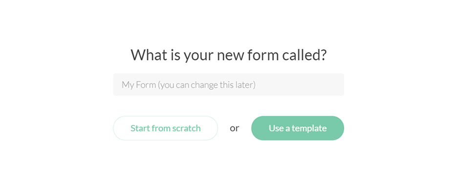 Paperform: start