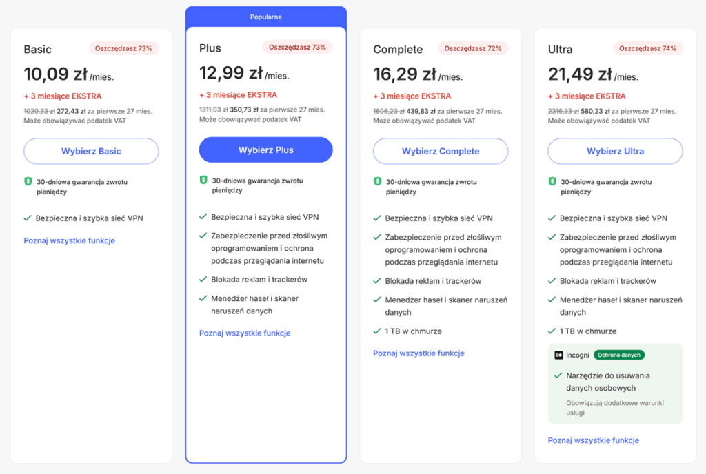 lany NordVPN w Polsce 2025