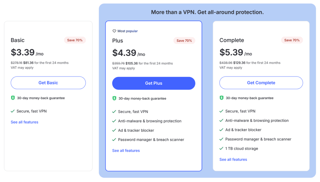 Nordvpn: ค่าบริการ 2025