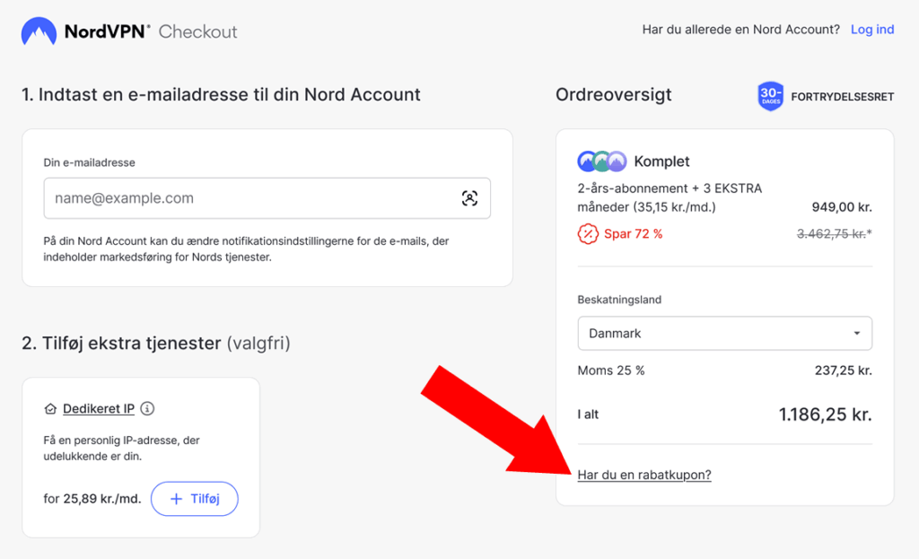 NordVPN rabatkode